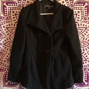 Black Medium Pea Coat